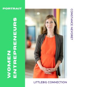 Photo portrait women entrepreneur Constance Nevoret CEO LBC